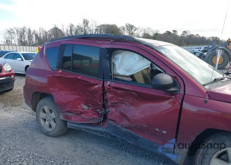 2014 Jeep Compass Sport из США, поврежденный, VIN 1C4NJCBAXED800783